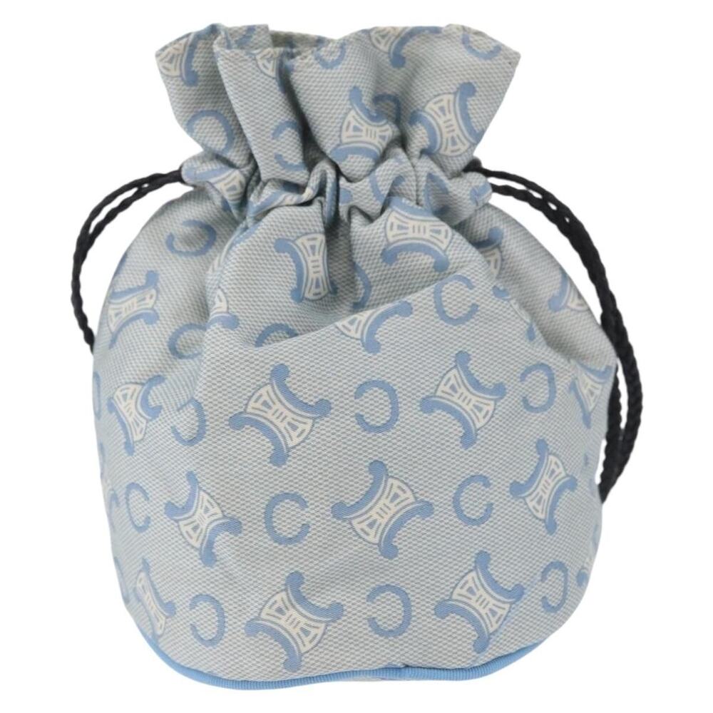 Celine C Macadam Pouch Light Blue
